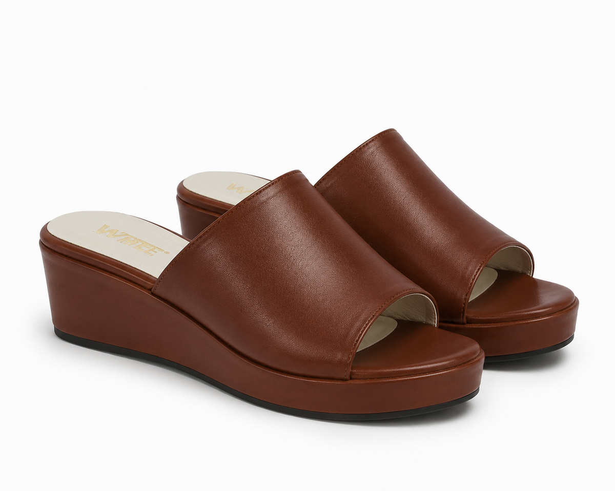 Mules Compensées Femme