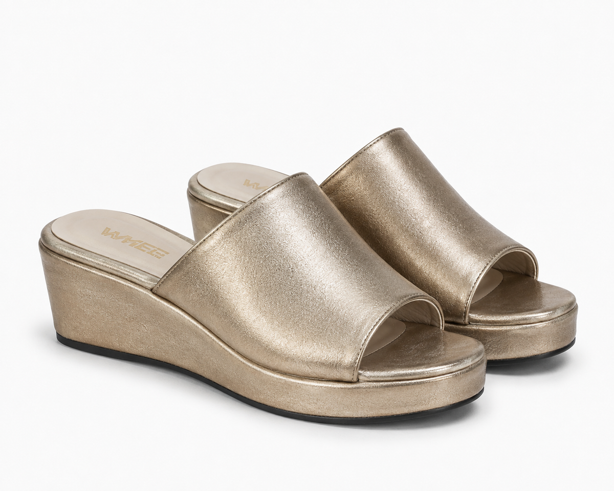 Mules Compensées Femme